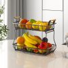 Metal Wire Fruit Stand Organizer Storage Basket Holder for Convenient Fruits Management - Image 4