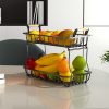 Metal Wire Fruit Stand Organizer Storage Basket Holder for Convenient Fruits Management - Image 2