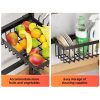 2 Tier Sink Dish Drying Rack Folding Kitchen Storage Organizer - Image 2