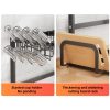 2 Tier Sink Dish Drying Rack Folding Kitchen Storage Organizer - Image 3
