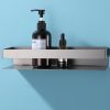 Metal Cosmetic Rack Bathroom Kitchen Double Sundries Punch-Free Black Rack Shower Gel Shampoo Conditioner - Image 2
